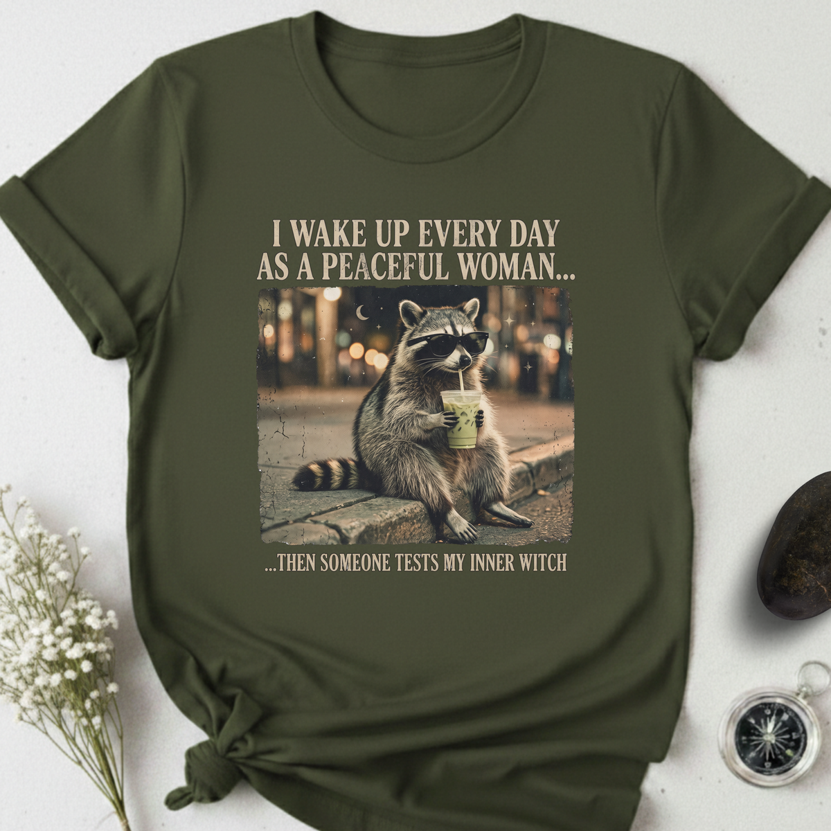 Peaceful Woman. Inner Witch T-Shirt