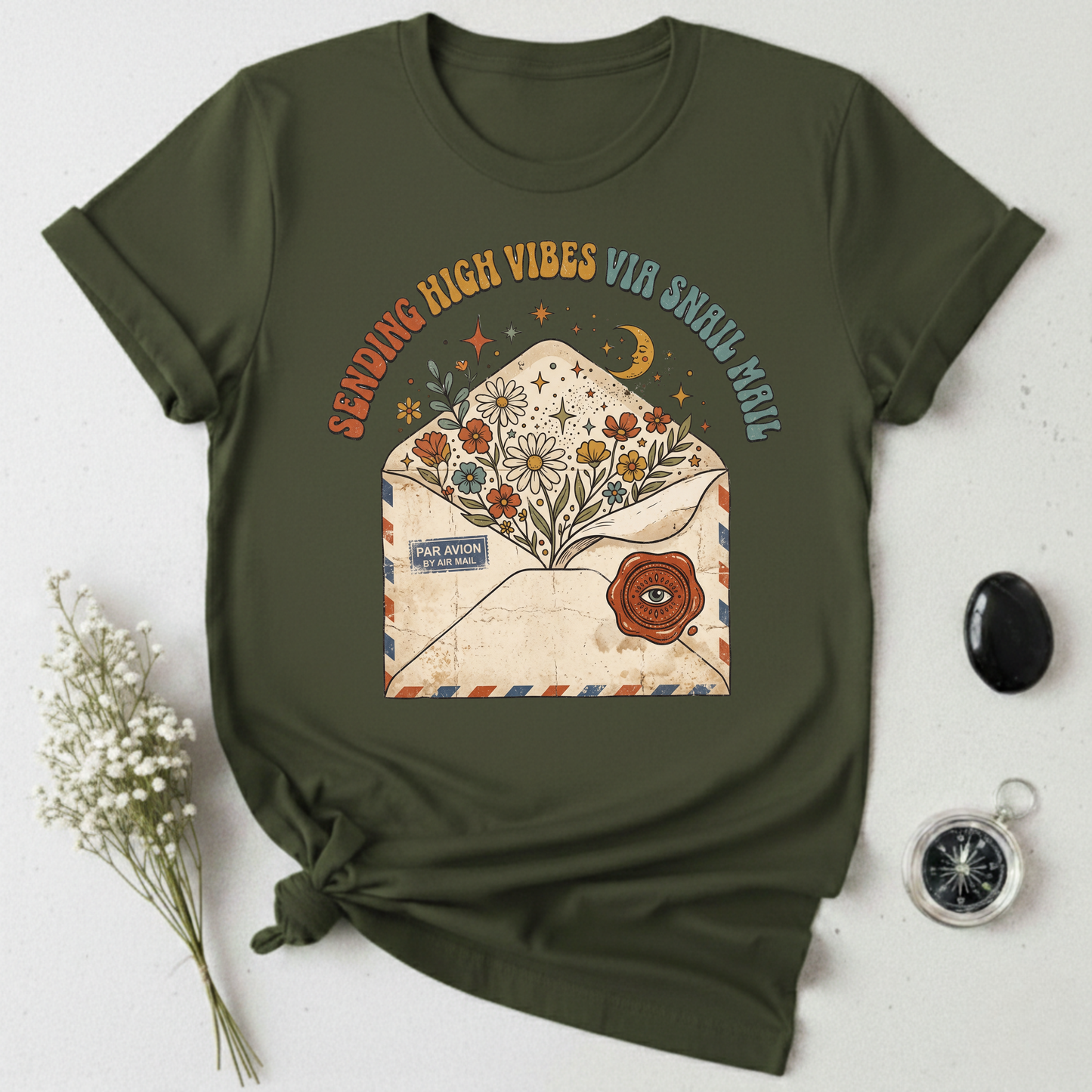 Sending High Vibes Via Snail Mail T-Shirt