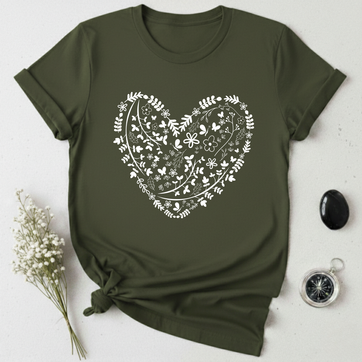 Flower Heart T-Shirt