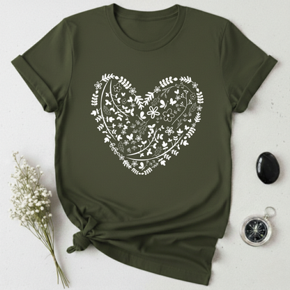 Flower Heart T-Shirt
