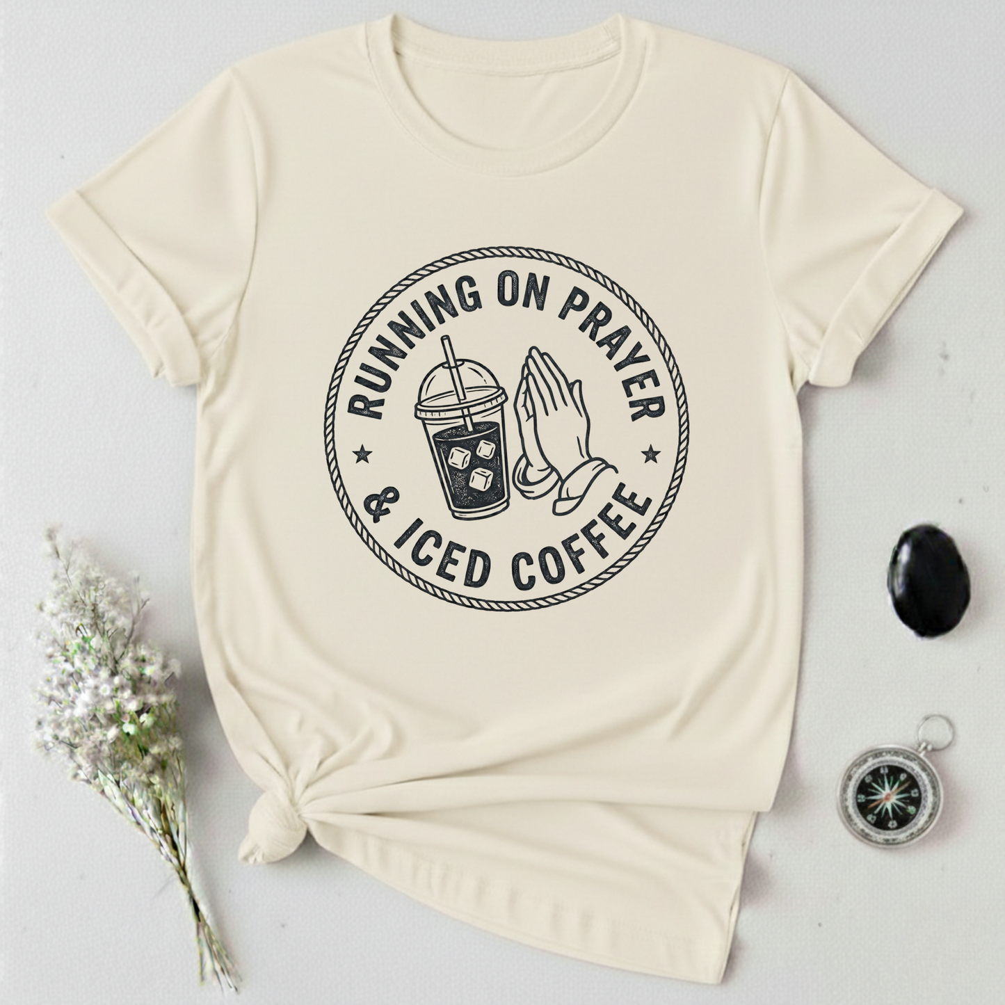 Running on Prayers & Coffee T-Shirt