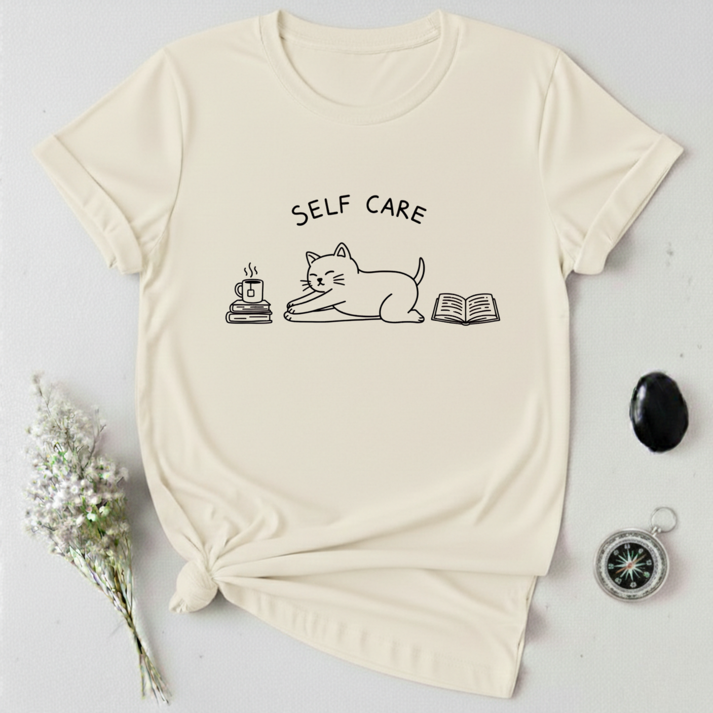 Self Care Kitty T-Shirt