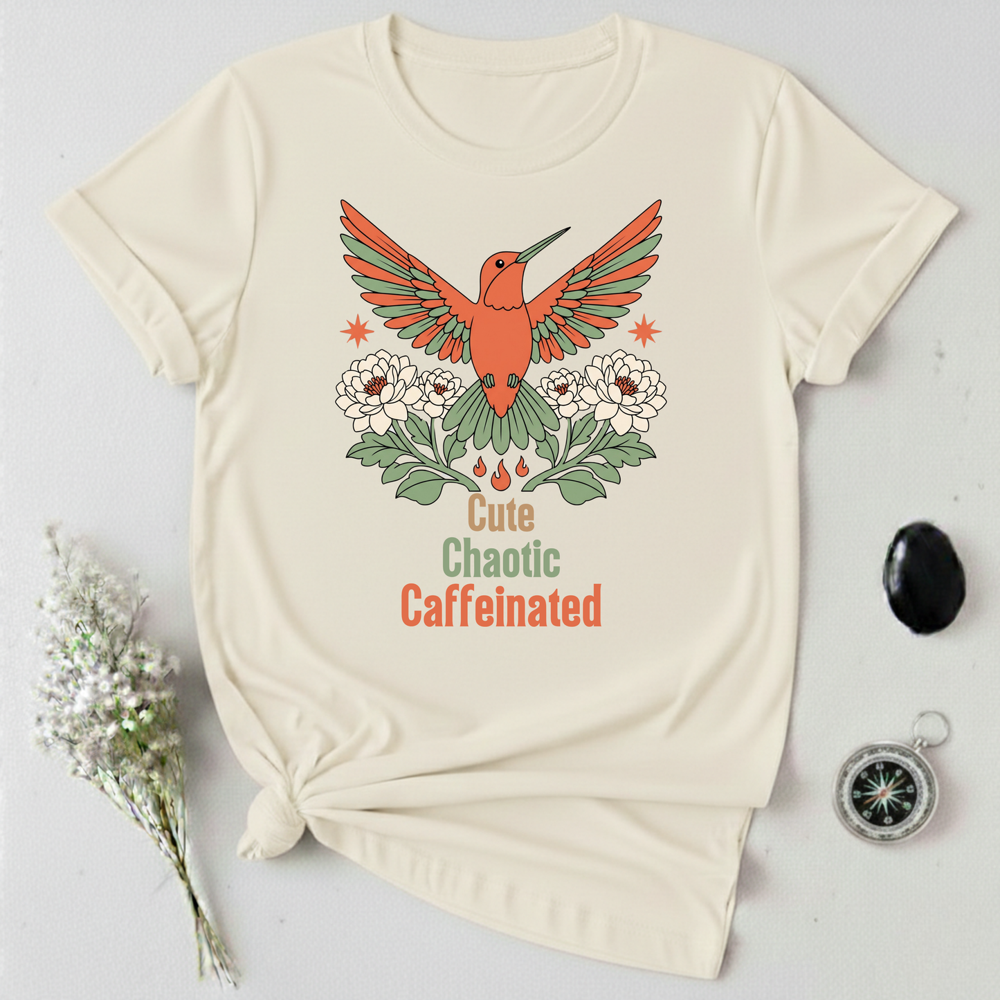 Cute, Chaotic, Caffeinated T-Shirt