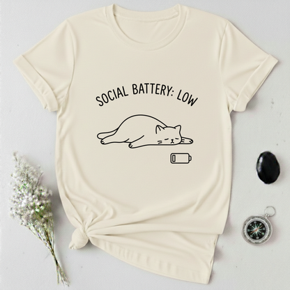 Social Battery Low T-Shirt