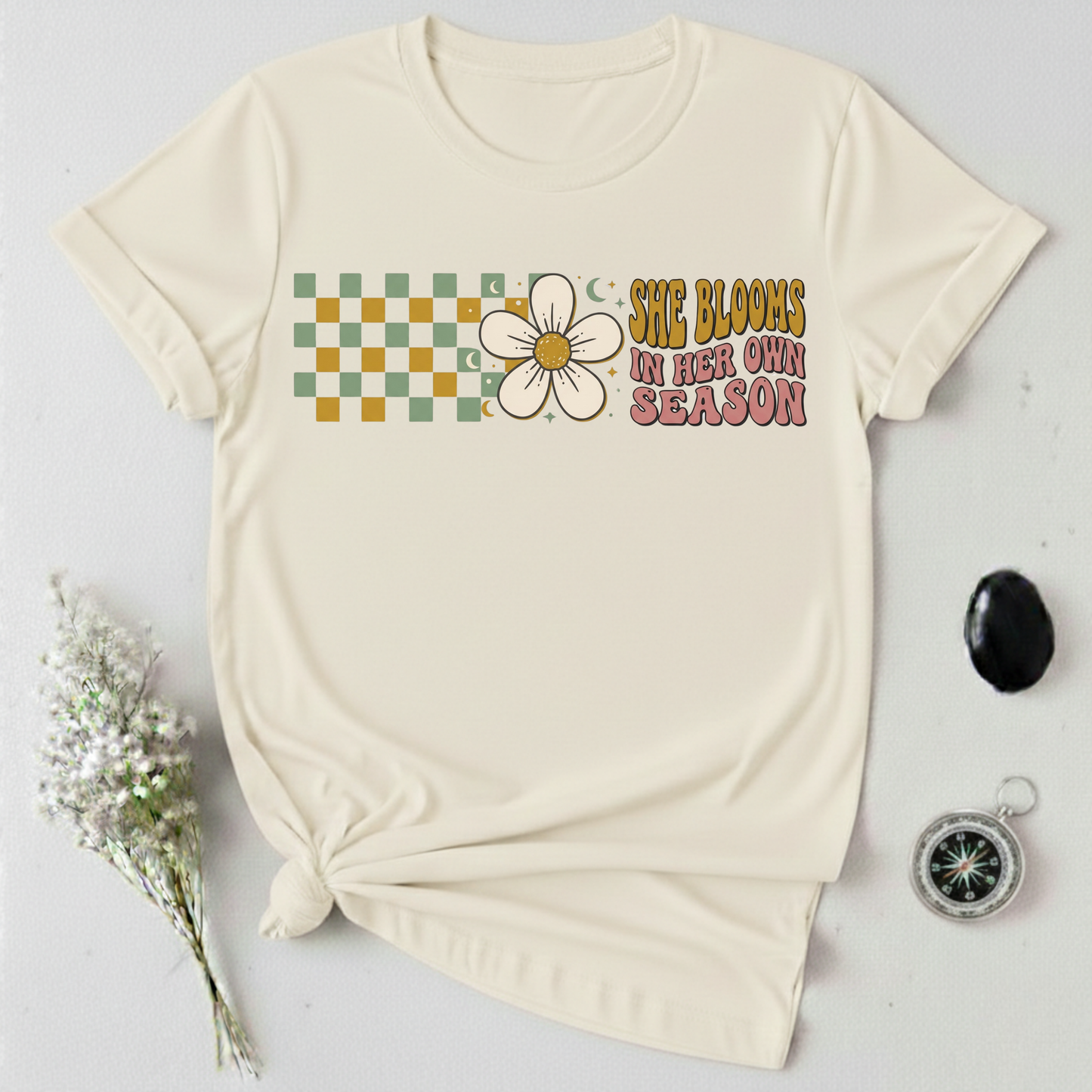 She Blooms In Her Own Season T-Shirt