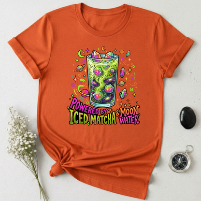 Powered By Iced Matcha & Moon Water T-Shirt