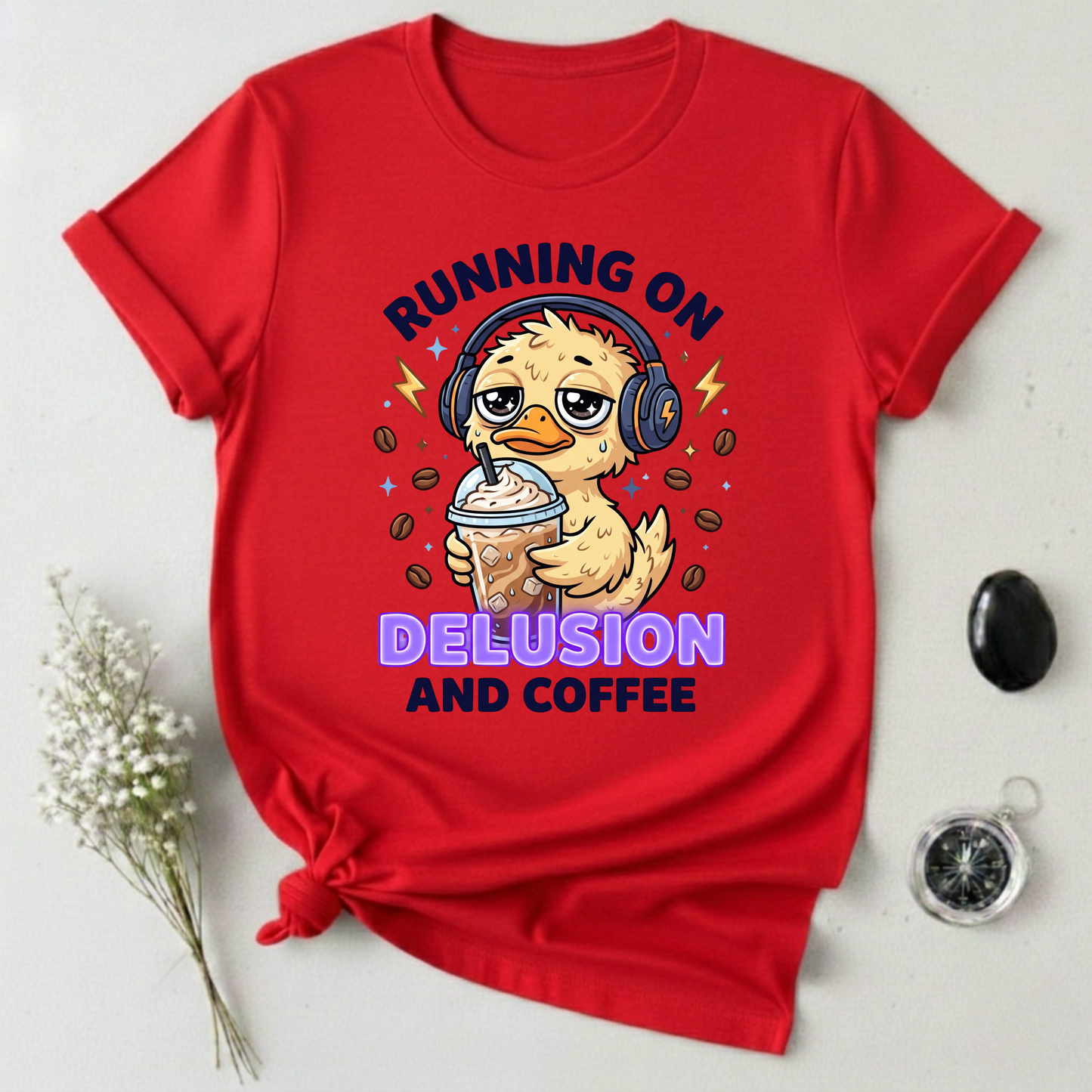 Running On Delusion & Coffee T-Shirt