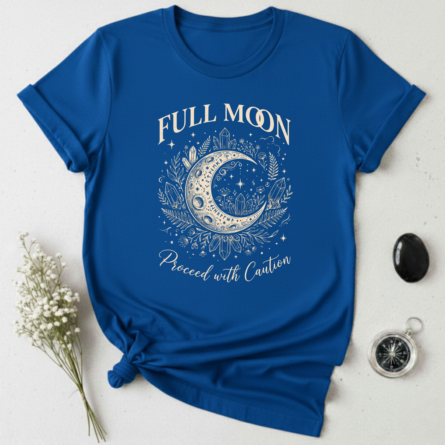 Full Moon Proceed With Caution T-Shirt