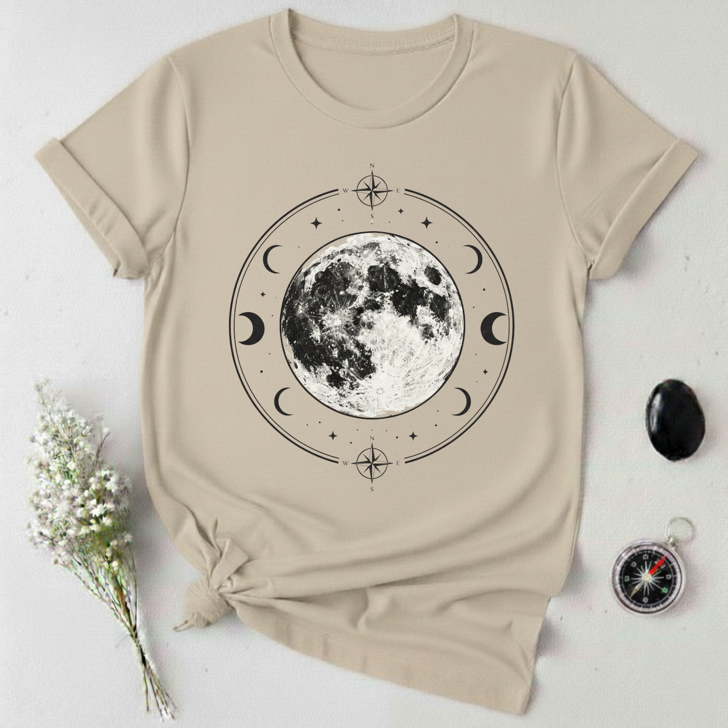 Celestial Moon Cycle T-Shirt