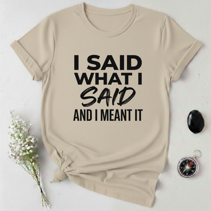 I Said What I Said T-Shirt
