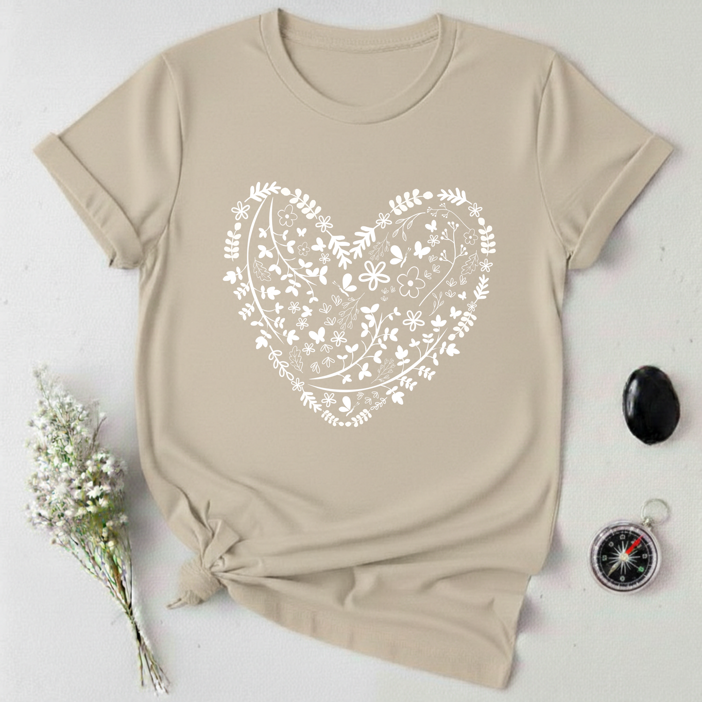 Flower Heart T-Shirt
