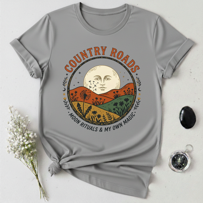Country Roads, Moon Rituals T-Shirt