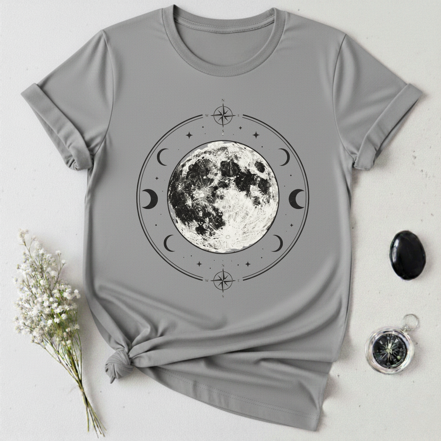 Celestial Moon Cycle T-Shirt
