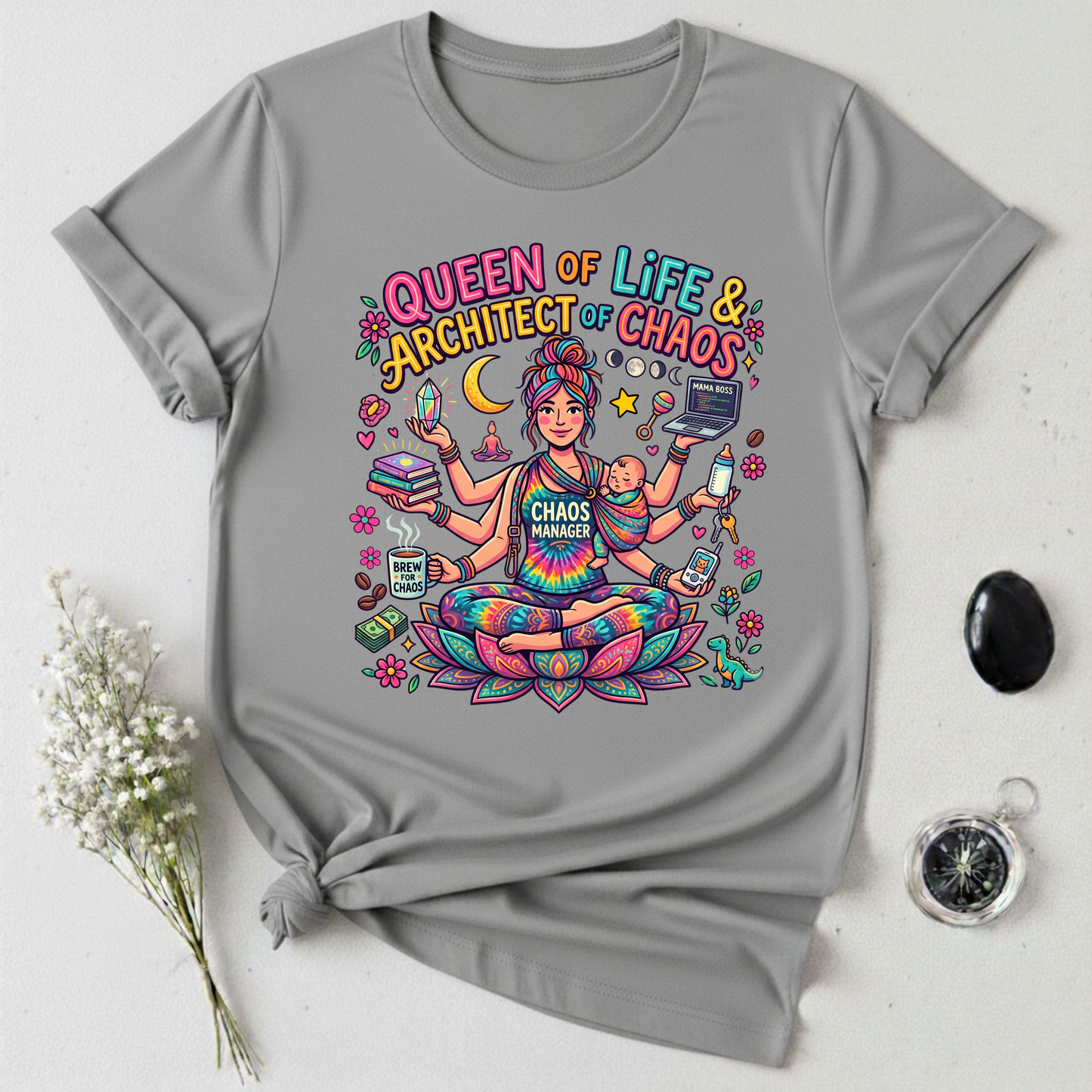 Queen Of Life & Architect Of Chaos T-Shirt