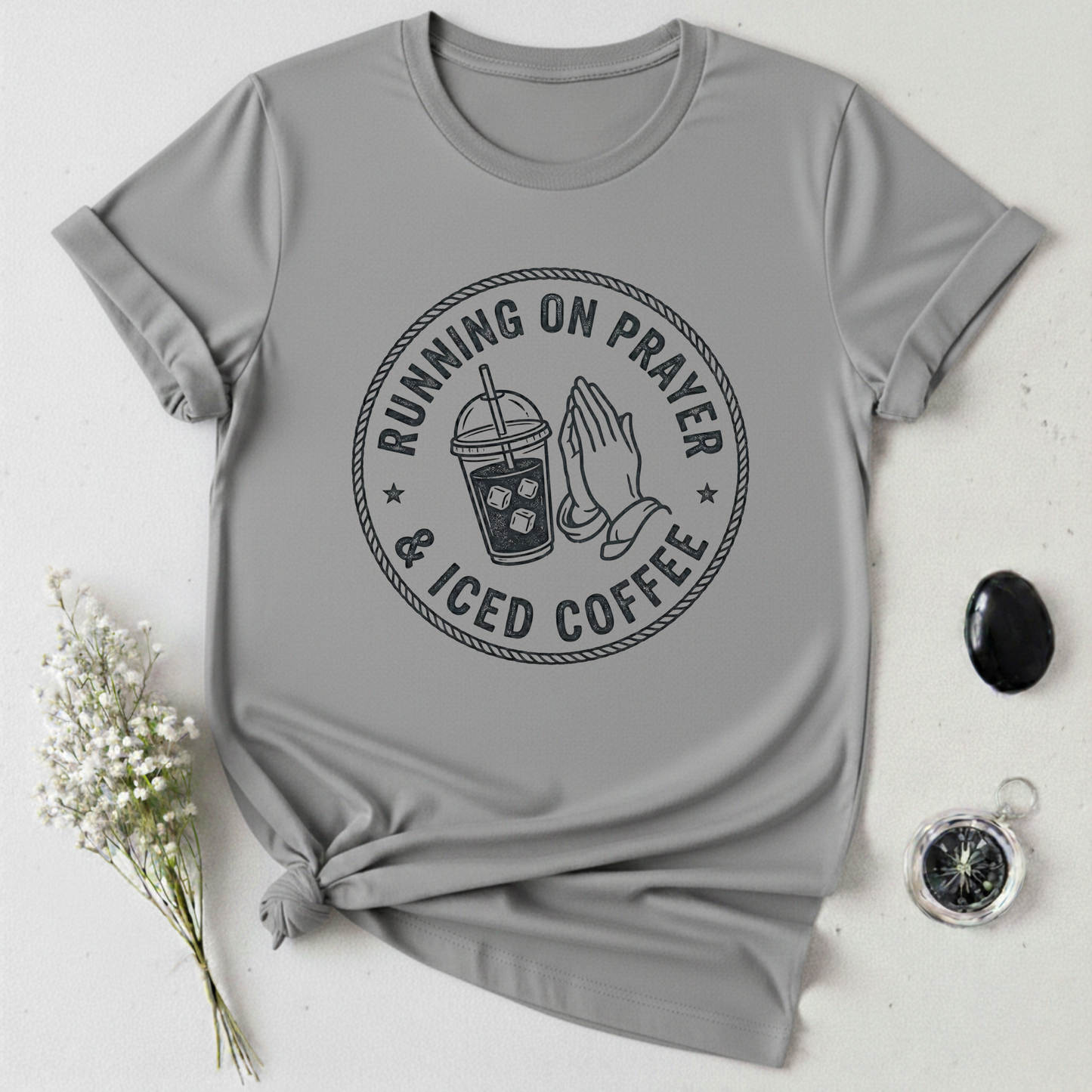 Running on Prayers & Coffee T-Shirt