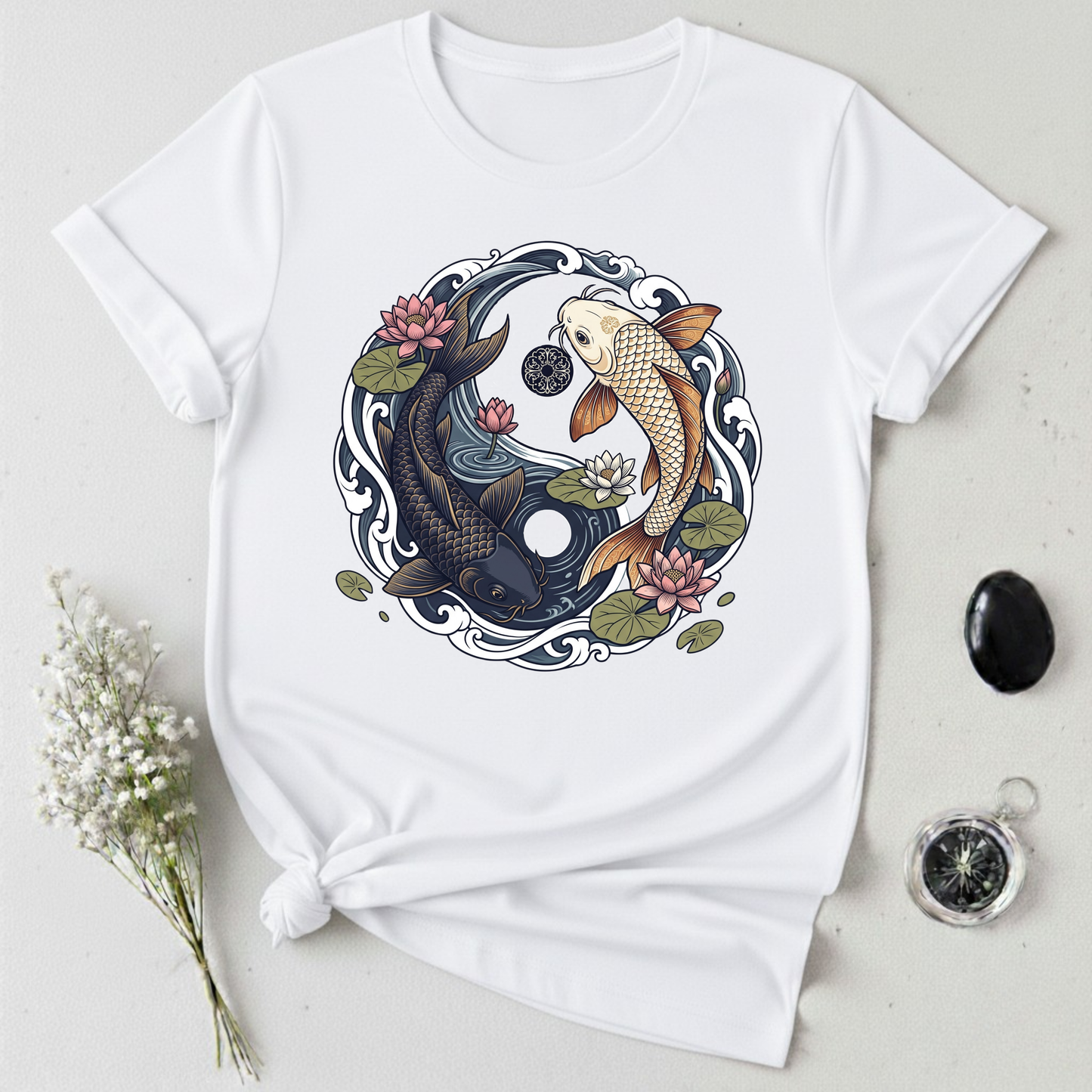 Koi Yin Yang T-Shirt