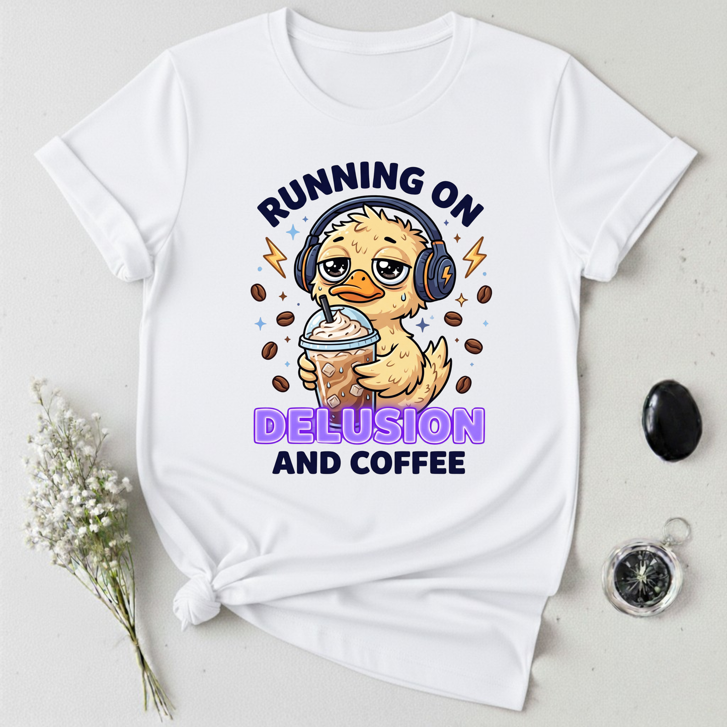 Running On Delusion & Coffee T-Shirt