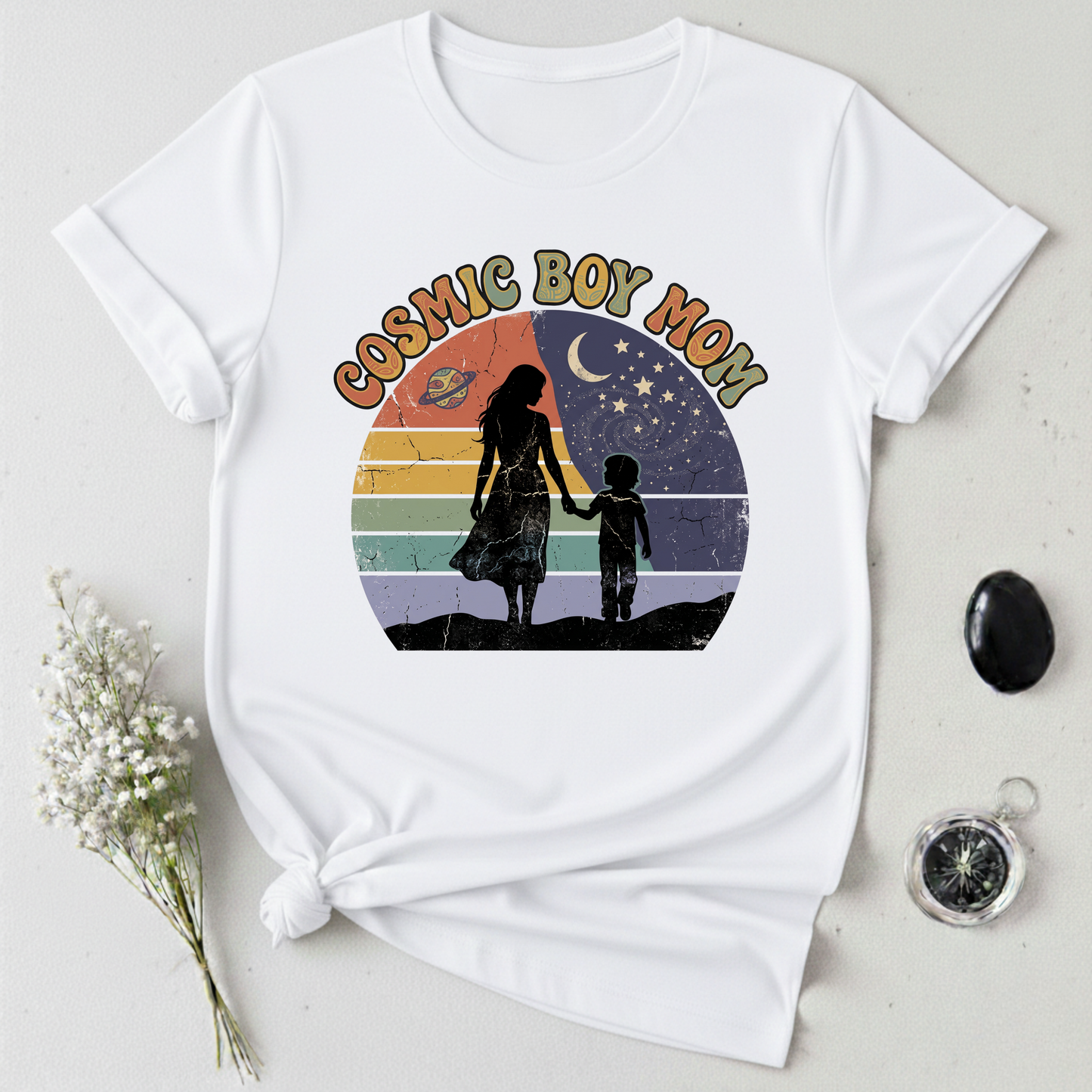 Cosmic Boy Mom T-Shirt