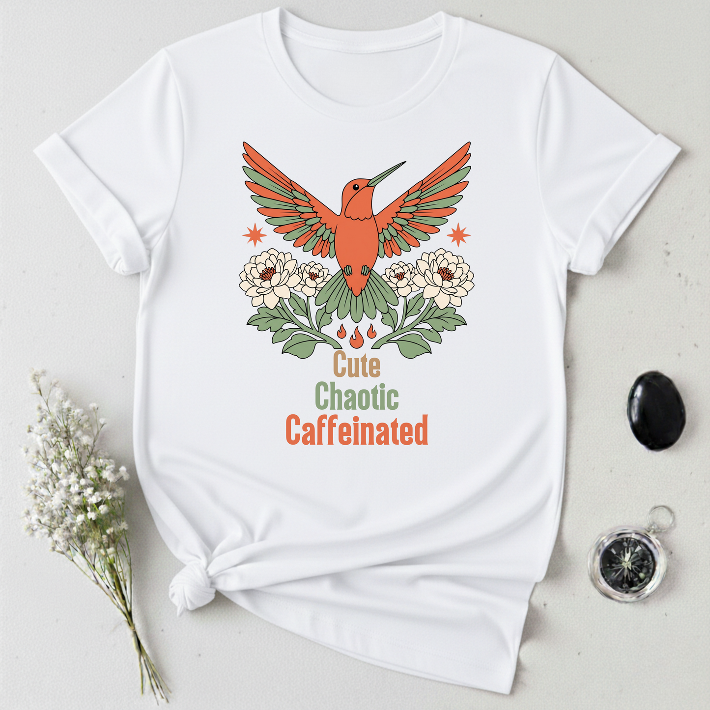 Cute, Chaotic, Caffeinated T-Shirt