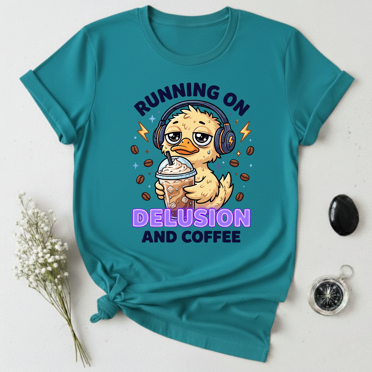 Running On Delusion & Coffee T-Shirt