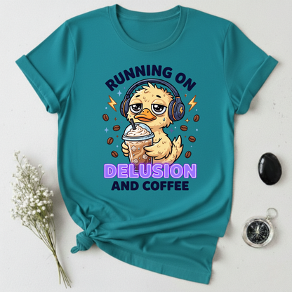 Running On Delusion & Coffee T-Shirt