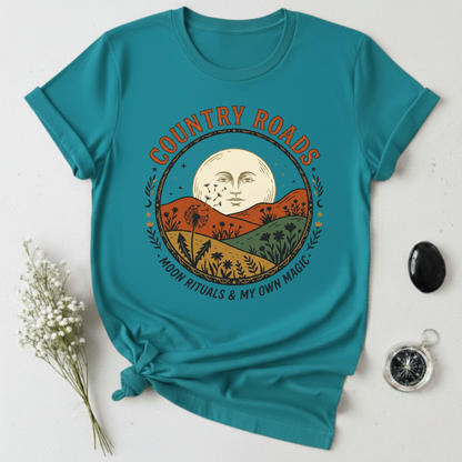 Country Roads, Moon Rituals T-Shirt