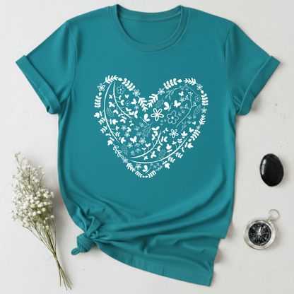 Flower Heart T-Shirt