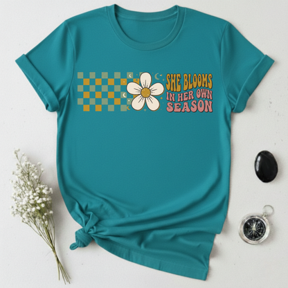 She Blooms In Her Own Season T-Shirt
