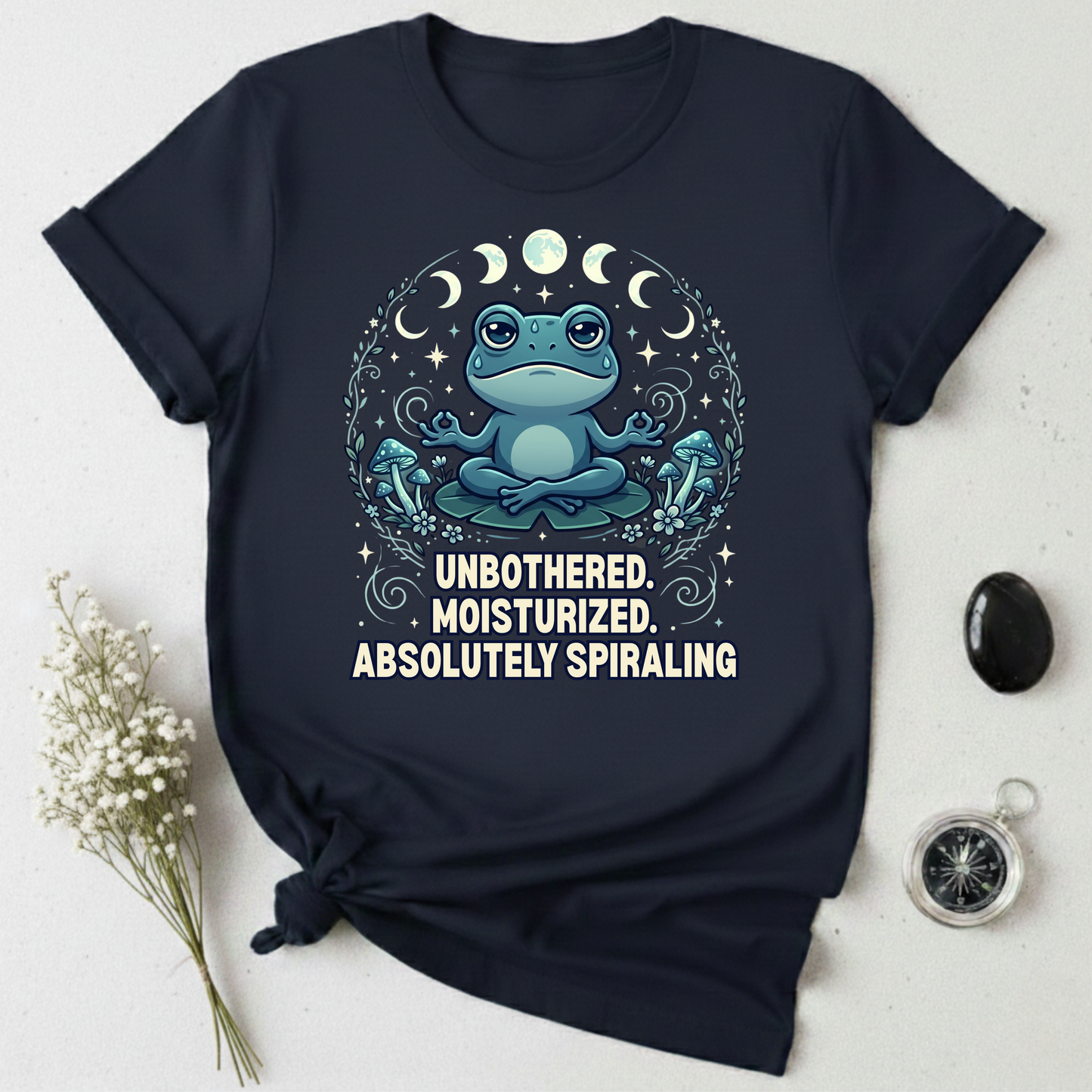 Unbothered, Moisturized, Spiraling T-Shirt