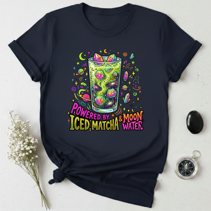 Powered By Iced Matcha & Moon Water T-Shirt