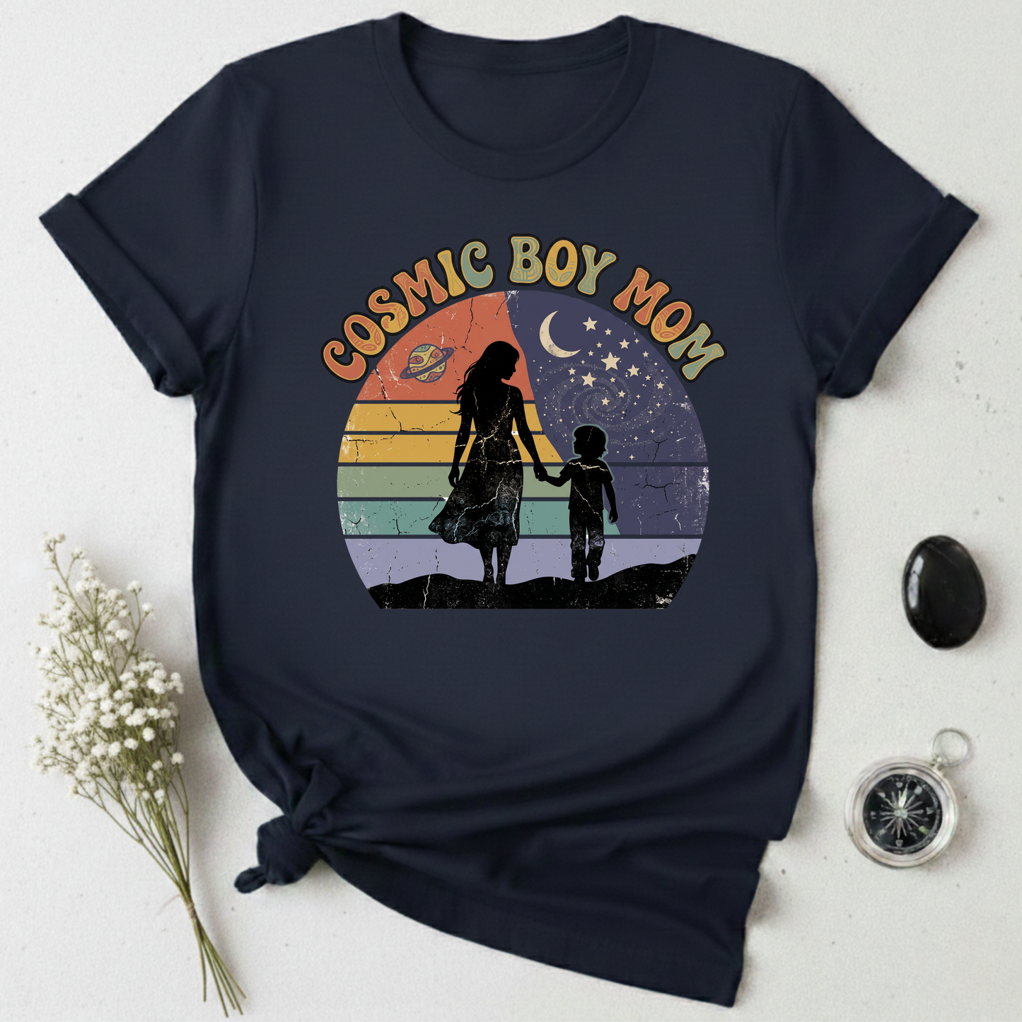 Cosmic Boy Mom T-Shirt