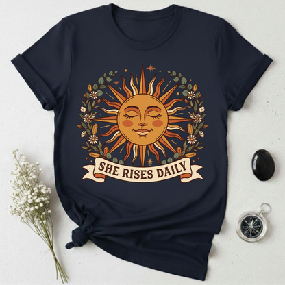 She Rises Daily T-Shirt